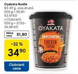 Tesco Oyakata Nudle nabídka
