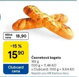 Tesco ČESNEKOVÁ BAGETA nabídka