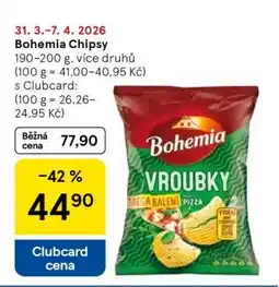 Tesco BOHEMIA CHIPSY nabídka