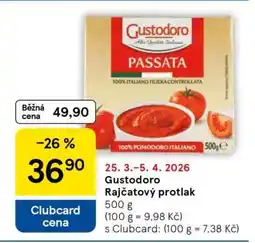 Tesco Gustodoro Rajčatový protlak nabídka