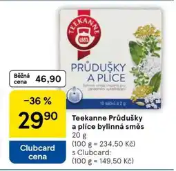 Tesco Teekanne Průdušky a plíce bylinná směs nabídka