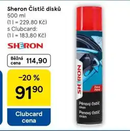 Tesco Sheron Čistič disků nabídka