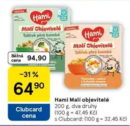 Tesco Hami Malí objevitelé nabídka