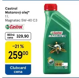 Tesco Castrol Motorový olej nabídka