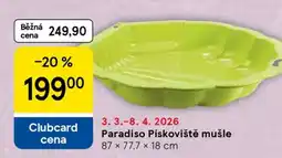 Tesco Paradiso Pískoviště mušle nabídka