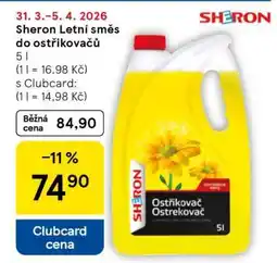 Tesco Sheron Letní směs do ostřikovačů nabídka