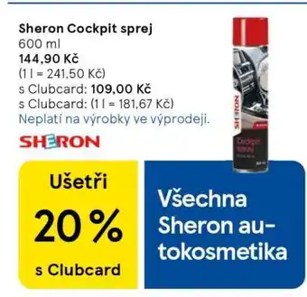 Tesco Sheron Cockpit sprej nabídka