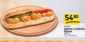 Flop BAGETA S KUŘECÍM ŘÍZKEM nabídka