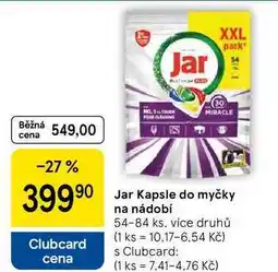 Tesco Jar Kapsle do myčky na nádobí, 54-84 kS nabídka