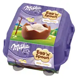 Tesco Milka Vajíčka plněná se lžičkou 128-136g nabídka
