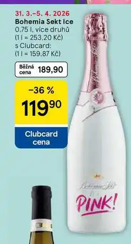 Tesco Bohemia Sekt Ice, 0.75 l, více druhů nabídka