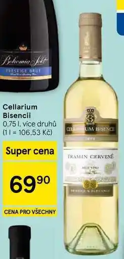 Tesco Cellarium Bisencii, 0.75 l, více druhů nabídka