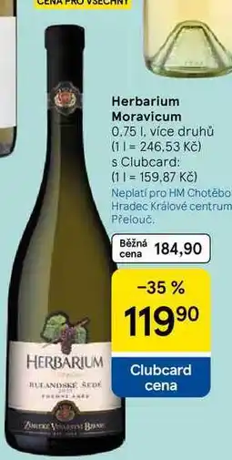 Tesco Herbarium Moravicum, 0.75 l, více druhů nabídka