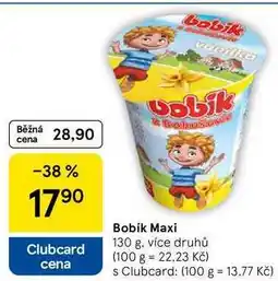 Tesco Bobík Maxi, 130 g, více druhů nabídka
