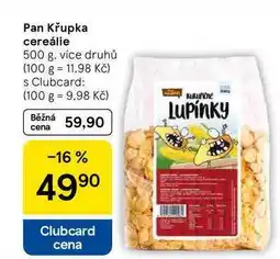 Tesco Pan Křupka cereálie, 500 g, více druhů nabídka