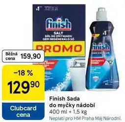Tesco Finish Sada do myčky nádobí, 400 ml + 1,5 kg nabídka
