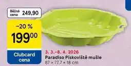 Tesco Paradiso Pískoviště mušle, 87 × 77,7 x 18 cm nabídka