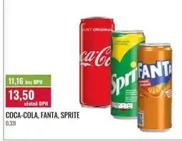 Ratio Coca-cola, fanta, sprite nabídka