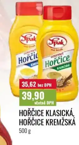 Ratio Hořčice klasická, hořčice kremžská nabídka