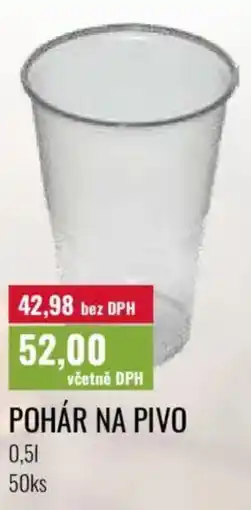 Ratio Pohár na pivo nabídka