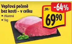 Albert Vepřová pečeně bez kosti - v celku nabídka