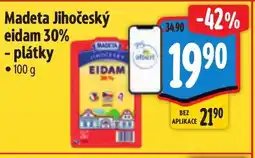 Albert Madeta Jihočeský eidam 30% - plátky nabídka