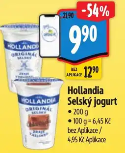 Albert Hollandia Selský jogurt nabídka