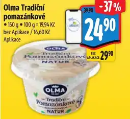 Albert Olma Tradiční pomazánkové nabídka