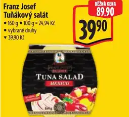 Albert Franz Josef Tuňákový salát nabídka
