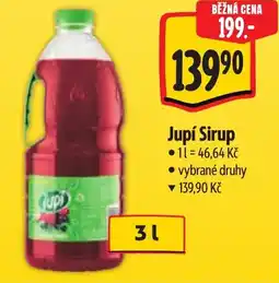 Albert Jupí Sirup nabídka