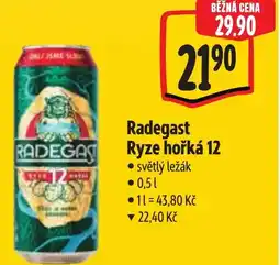 Albert Radegast Ryze hořká 12 nabídka