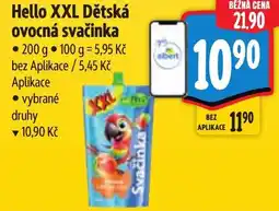 Albert Hello XXL Dětská ovocná svačinka nabídka