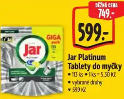 Albert Jar Platinum Tablety do myčky nabídka