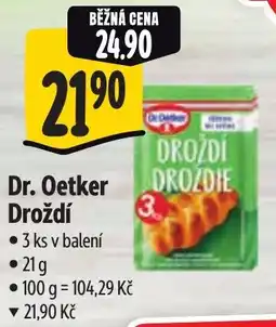 Albert Dr. Oetker Droždí nabídka