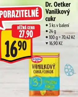 Albert Dr. Oetker Vanilkový cukr nabídka