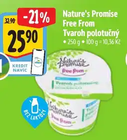 Albert Nature's Promise Free From Tvaroh polotučný nabídka