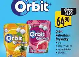 Albert Orbit Refreshers Žvýkačky nabídka