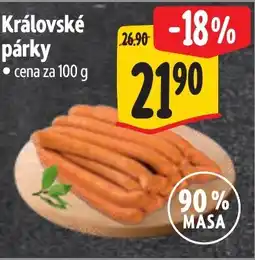 Albert Královské párky nabídka