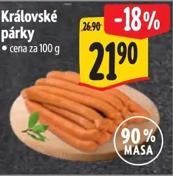 Albert Královské párky nabídka