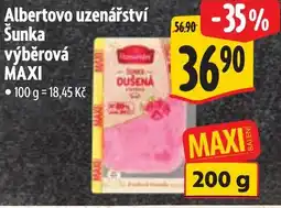 Albert Albertovo uzenářství Šunka výběrová MAXI nabídka