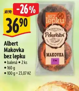 Albert Albert Makovka bez lepku nabídka