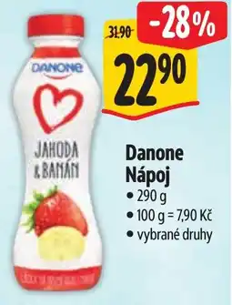 Albert Danone Nápoj nabídka