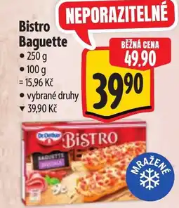 Albert Bistro Baguette nabídka