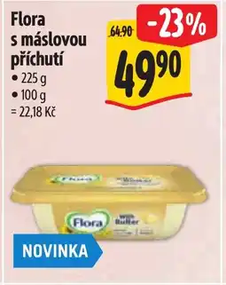 Albert Flora s máslovou příchutí nabídka