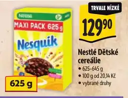 Albert Nestlé Dětské cereálie nabídka