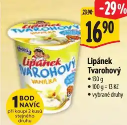 Albert Madeta Lipánek Tvarohový nabídka