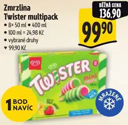 Albert Zmrzlina Twister multipack nabídka