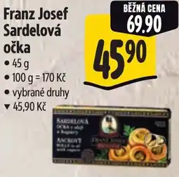 Albert Franz Josef Sardelová očka nabídka