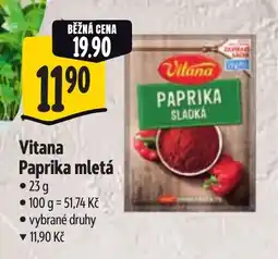 Albert Vitana Paprika mletá nabídka