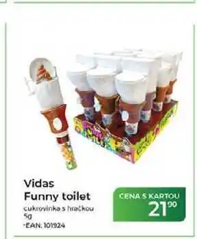 Tamda Foods Vidas Funny toilet cukrovinka s hračkou nabídka